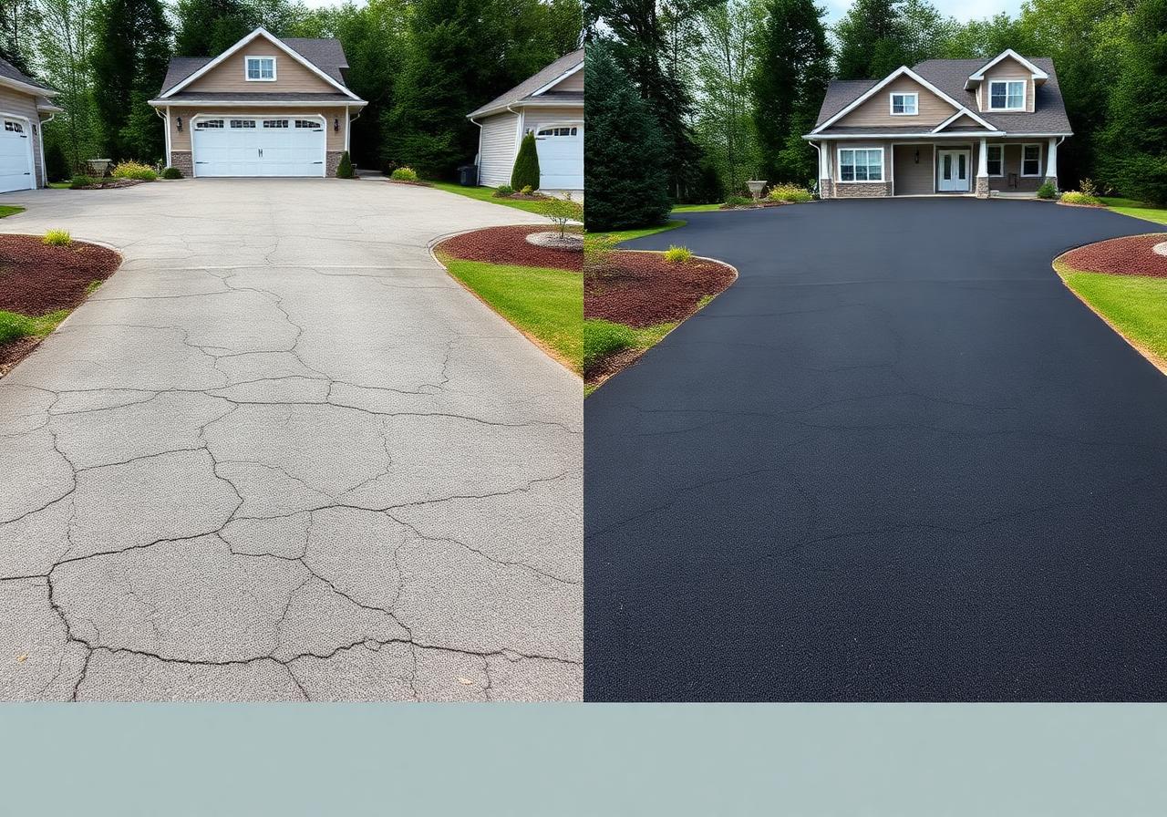 Stationnement asphalte — Boucherville
